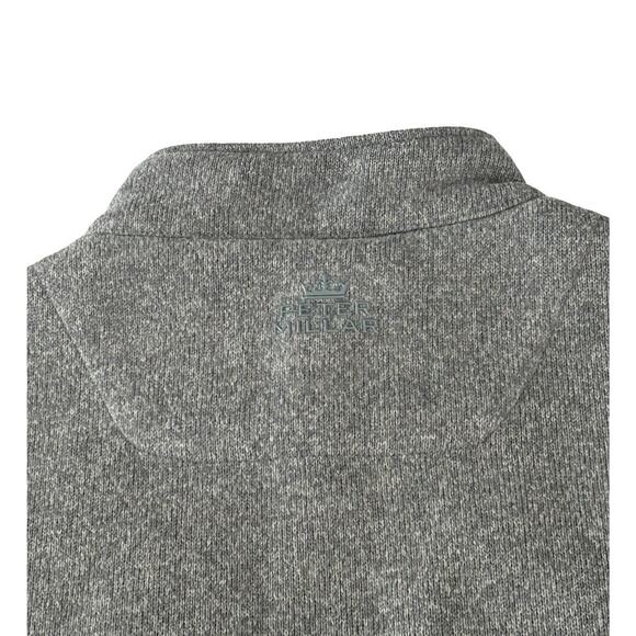 Peter Millar Warmth Fleece Sweater Vest Mens Size 2XL Heather Gray Full Zip - Picture 4 of 7